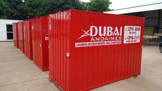 Locação de Container para obras: Andaimes Sorocaba