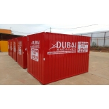 container na obra Vila Guilherme